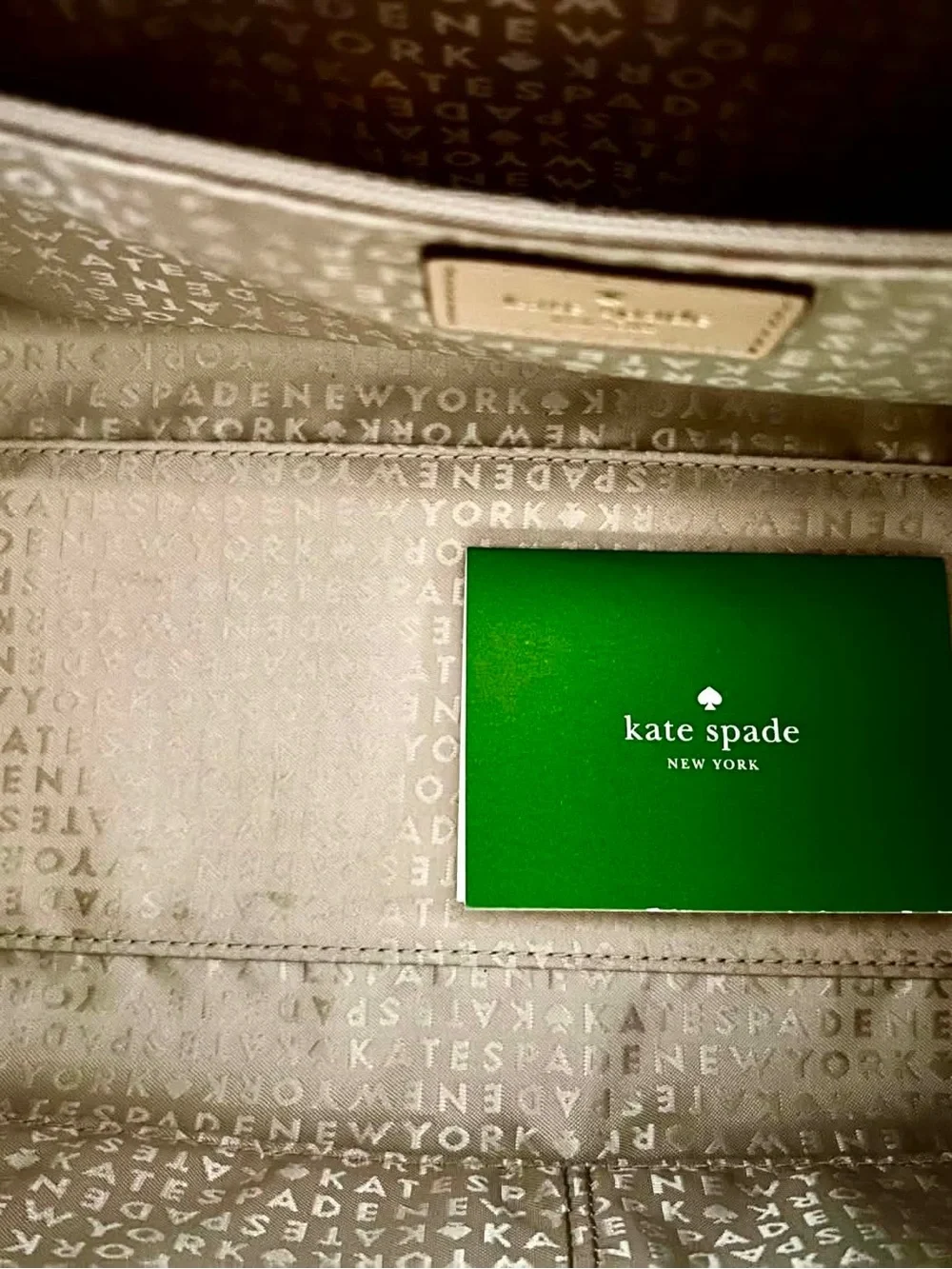 kate spade Black and White polka dots Tote hand bag